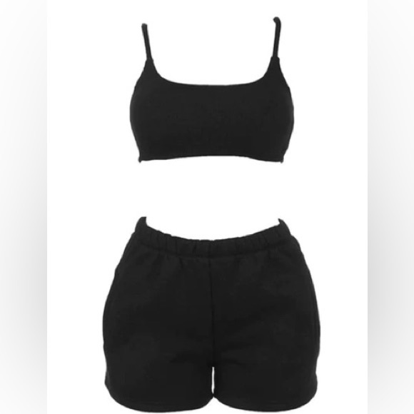 Orange bandeau top bikini shorts combo - Picture 6 of 6